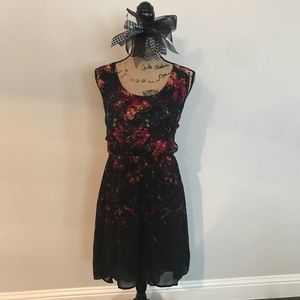 Floral High Low Dress